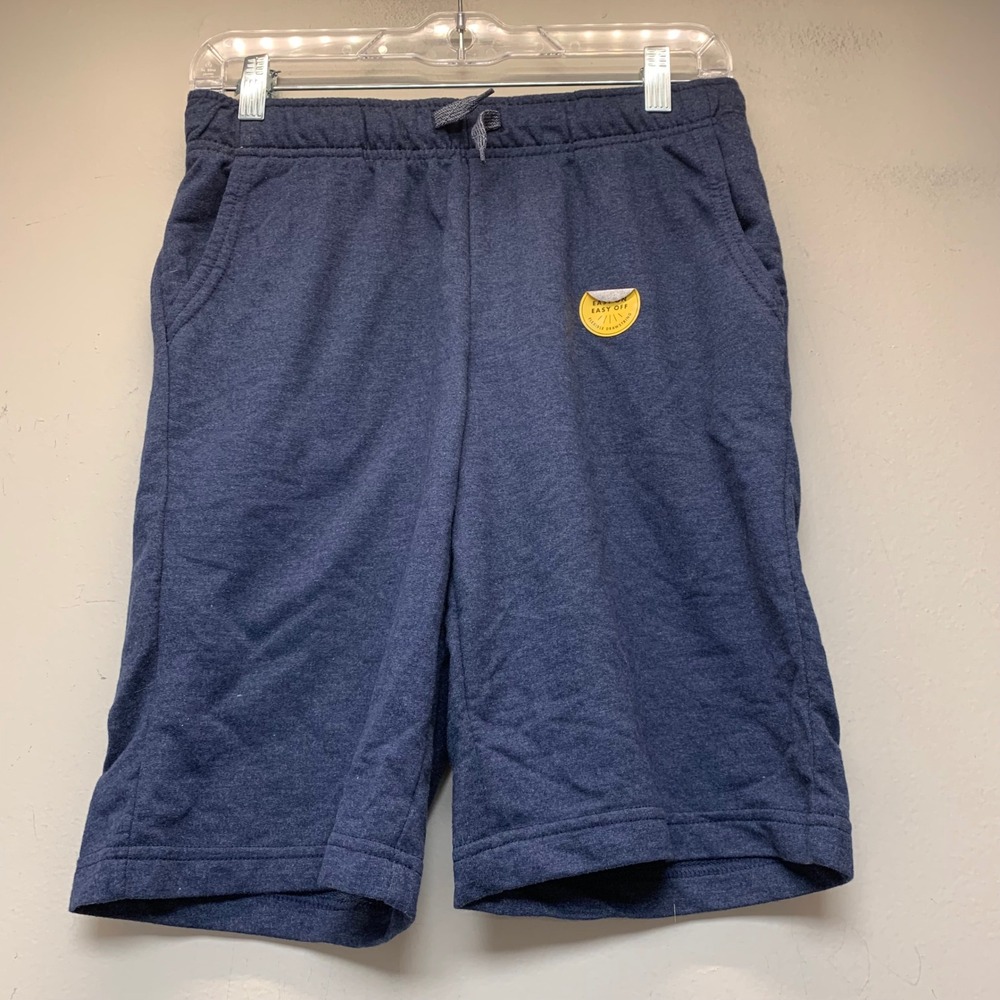 Cat & Jack Knit Shorts Boys XL 16 Navy New Drawstring Athletic Pockets